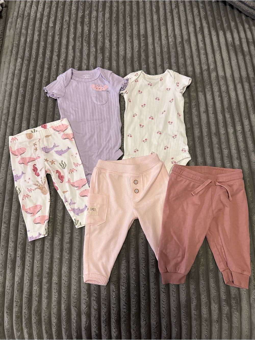 Baby Girl 6M Bundle- Carter’s, H&M and Easy-Peasy